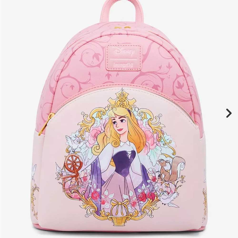 NEW Loungefly Disney Sleeping Beauty Briar Rose Filigree Mini Backpack